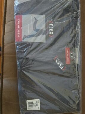 2 Pr Van Heusen Men’s Flex Dress Pants- Slate Blue&med Grey